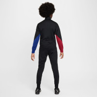 Nike FC Barcelone Strike Survêtement Full-Zip 2024-2025 Enfants Noir Blanc Rouge Bleu