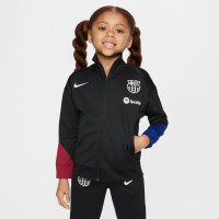 Nike FC Barcelone Strike Survêtement Full-Zip 2024-2025 Tout-Petits Noir Blanc Rouge Bleu