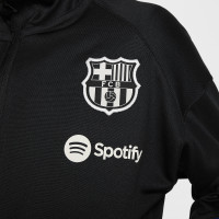 Nike FC Barcelona Strike Trainingspak Full-Zip 2024-2025 Kleuters Zwart Wit Rood Blauw