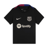 Nike FC Barcelona Academy Pro Trainingsshirt 2024-2025 Kleuters Zwart Wit Rood Blauw