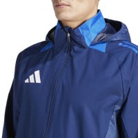 adidas Tiro 24 Competition Allweather Veste Bleu Foncé Bleu