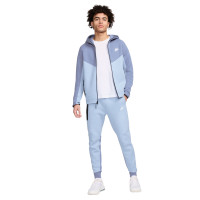 Nike Tech Fleece Sportswear Vest Lichtblauw Blauwgrijs Wit