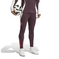 adidas Bayern Munich Track Survêtement à Capuche 1/4-Zip 2024-2025 Bordeaux Rouge Blanc