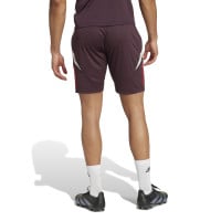 adidas Bayern Munich Short d'Entraînement 2024-2025 Bordeaux Rouge Blanc