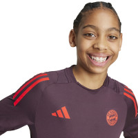 adidas Bayern München Trainingsset 2024-2025 Kids Bordeauxrood Rood Wit