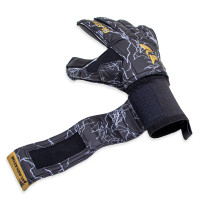 Gants de gardien de but Gladiator Sports Agadu 2.0, noir et doré