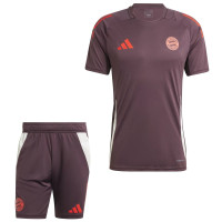 adidas Bayern München Trainingsset 2024-2025 Bordeauxrood Rood Wit