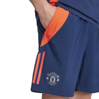 adidas Manchester United Ensemble Polo 2024-2025 Bleu Foncé Rouge Blanc