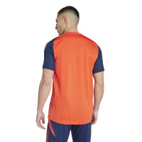 adidas Manchester United Ensemble Training 2024-2025 Rouge Bleu Foncé Argenté