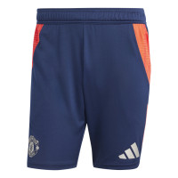 adidas Manchester United Ensemble Training 2024-2025 Bleu Foncé Rouge Argenté