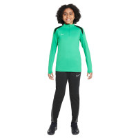 Pull en Haut d'Entraînement Nike Strike 1/4-Zip pour enfant, vert, noir, blanc