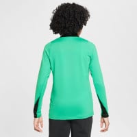 Pull en Haut d'Entraînement Nike Strike 1/4-Zip pour enfant, vert, noir, blanc