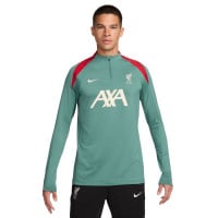 Nike Liverpool Strike Survêtement 1/4-Zip 2024-2025 Vert Noir Rouge