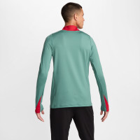 Nike Liverpool Strike Haut d'Entraînement 1/4-Zip 2024-2025 Vert Rouge