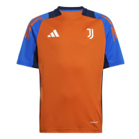 adidas Juventus Maillot d'Entraînement 2024-2025 Enfants Orange Bleu Blanc