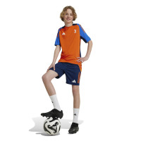 adidas Juventus Short d'Entraînement 2024-2025 Enfants Bleu Foncé Orange Blanc