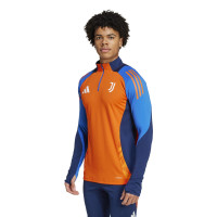 adidas Juventus Trainingspak 1/4-Zip 2024-2025 Oranje Blauw Wit