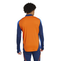 adidas Juventus Haut d'Entraînement 1/4-Zip 2024-2025 Orange Bleu Blanc