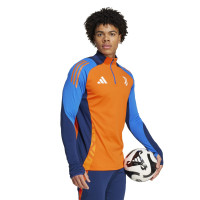 adidas Juventus Haut d'Entraînement 1/4-Zip 2024-2025 Orange Bleu Blanc