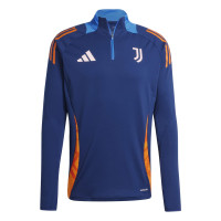 adidas Juventus Survêtement 1/4-Zip 2024-2025 Bleu Foncé Orange Blanc