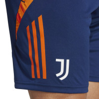 adidas Juventus Short d'Entraînement 2024-2025 Bleu Foncé Orange Blanc