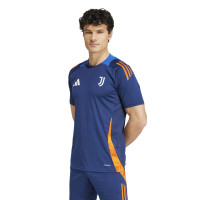 adidas Juventus Maillot d'Entraînement 2024-2025 Bleu Foncé Orange Blanc