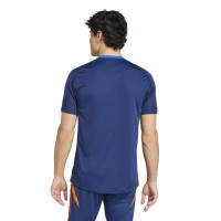 adidas Juventus Maillot d'Entraînement 2024-2025 Bleu Foncé Orange Blanc