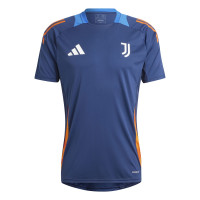 adidas Juventus Maillot d'Entraînement 2024-2025 Bleu Foncé Orange Blanc