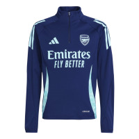 adidas Arsenal Trainingspak 1/4-Zip 2024-2025 Kids Donkerblauw Lichtblauw