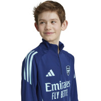 adidas Arsenal Trainingspak 1/4-Zip 2024-2025 Kids Donkerblauw Lichtblauw