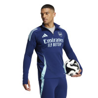 adidas Arsenal Survêtement 1/4-Zip 2024-2025 Bleu Foncé Bleu Clair