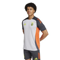 adidas Benfica Trainingsshirt 2024-2025 Lichtgrijs Donkergrijs