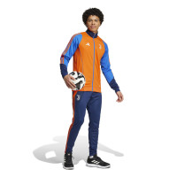 adidas Juventus Survêtement Full-Zip 2024-2025 Orange Bleu Foncé Bleu Blanc