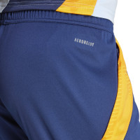 adidas Real Madrid Short d'Entraînement 2024-2025 Bleu Foncé Orange Bleu Clair