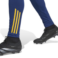 adidas Real Madrid Track Survêtement Sweat à Capuche 2024-2025 Bleu Clair Bleu Foncé Jaune