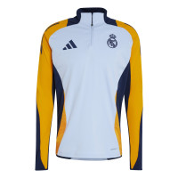 adidas Real Madrid Survêtement 1/4-Zip 2024-2025 Bleu Clair Bleu Foncé