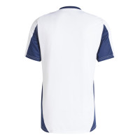 adidas Real Madrid Maillot d'Entraînement 2024-2025 Blanc Bleu Foncé