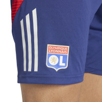 adidas Olympique Lyon Short d'Entraînement 2024-2025 Bleu Rouge Blanc