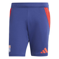 adidas Olympique Lyon Short d'Entraînement 2024-2025 Bleu Rouge Blanc