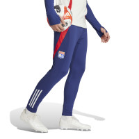 adidas Olympique Lyon Pantalon d'Entraînement 2024-2025 Bleu Rouge Blanc