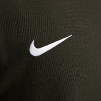 Ensemble d'entraînement de polo en polaire Nike FC Barcelona Tech 2023-2024 vert foncé noir blanc