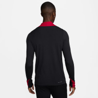 Nike Liverpool Strike Elite Survêtement 1/4-Zip 2024-2025 Noir Rouge