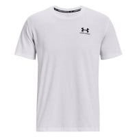 Under Armour Heavyweight T-Shirt Logo Blanc Noir