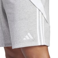 adidas Tiro 24 Sweat Short Gris Clair Blanc