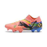 PUMA Future 7 Ultimate Neymar Jr Gras / Kunstgras Voetbalschoenen (MG) Roze Zwart Blauw Groen Oranje