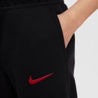 Nike Liverpool Tech Fleece Pantalon 2024-2025 Enfants Noir Rouge