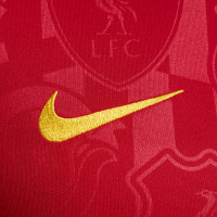 Nike Liverpool Pre-Match Maillot d'Entraînement 2024-2025 Rouge Jaune