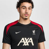 Nike Liverpool Strike Trainingsshirt 2024-2025 Zwart Rood