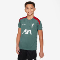 Nike Liverpool Strike Maillot d'Entraînement 2024-2025 Enfants Vert Rouge