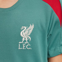 Nike Liverpool Strike Maillot d'Entraînement 2024-2025 Enfants Vert Rouge